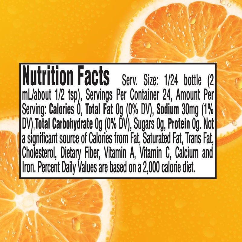 Tang Orange Artificially Flavored Liquid Soft Drink Mix, 1.62 fl oz Bottle - Image 2